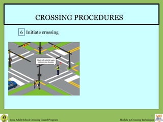 CROSSING PROCEDURES 6 Initiate crossing 