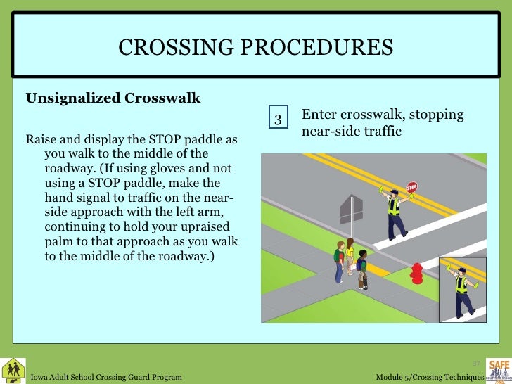 Crossing Guard Training Module 5 Techniques