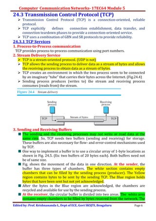 Computer Communication Networks- TRANSPORT LAYER PROTOCOLS | PDF