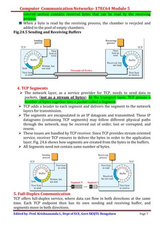 Computer Communication Networks- TRANSPORT LAYER PROTOCOLS | PDF