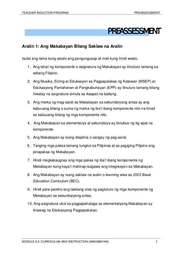 Module 6.5 makabayan