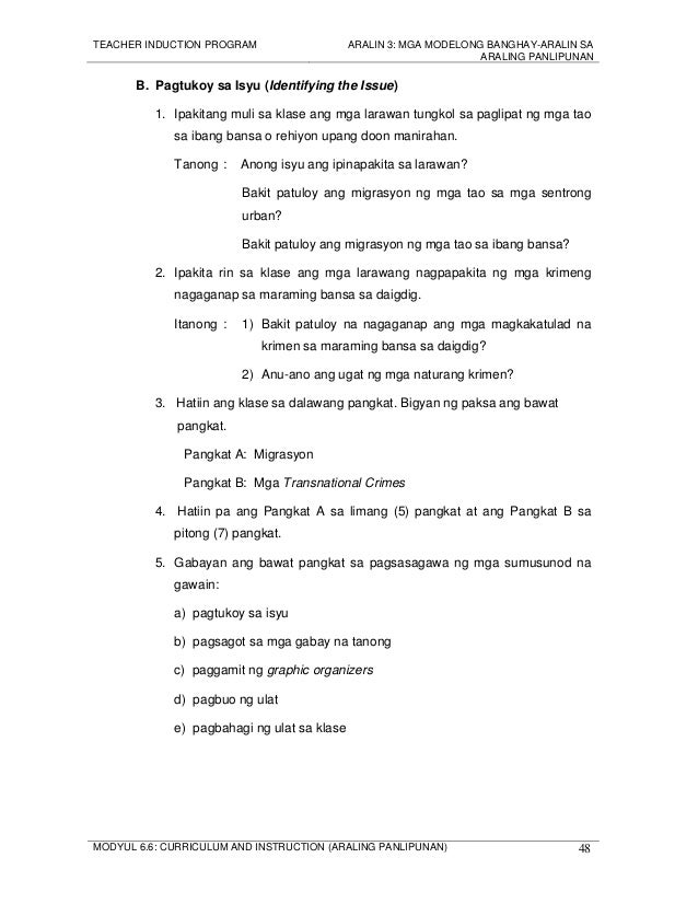 Module 6.6 araling panglipunan