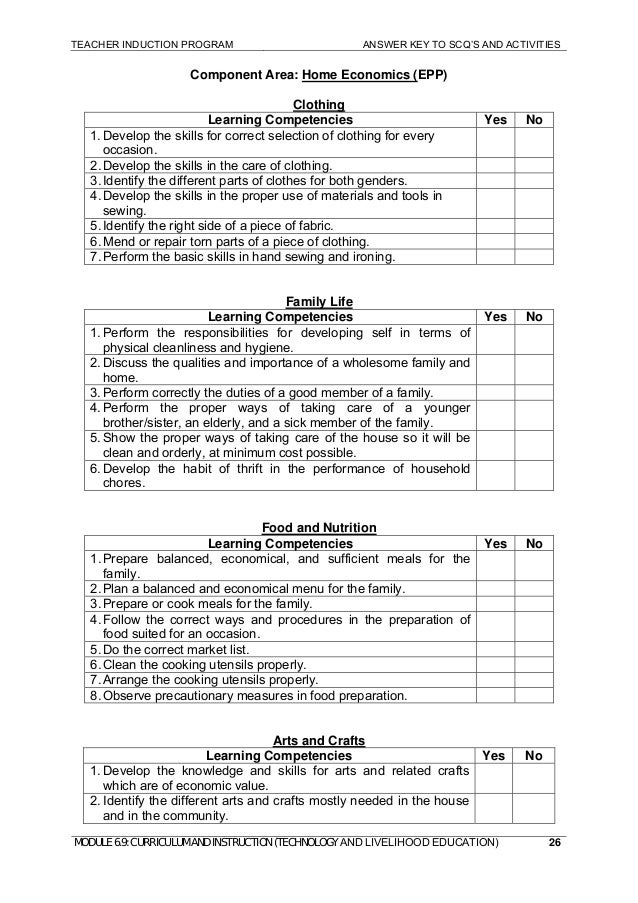 Epp Grade 5 Module 4 Answer Key K To 12 Grade 4 Learner S Material In Epp Q1 Q4 12th Grade Learners Birthday Charts 10 8 14 C 2014 Common Core Inc