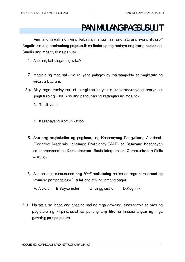 Ano Ang Kahulugan Ng Pagsusulat Batay Sa Iyong Binasa Module 6.2 filipino