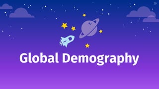 Global Demography
20
 