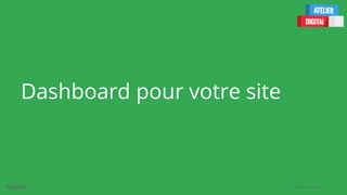 Confidential + Proprietary
Dashboard pour votre site
 