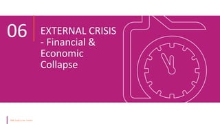 06 EXTERNAL CRISIS
- Financial &
Economic
Collapse
 