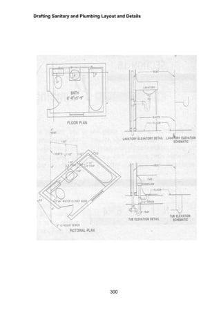 Drafting Sanitary and Plumbing Layout and Details
300
 
