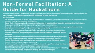 Facilitation and Mentoring Skills for Hackathons | PDF