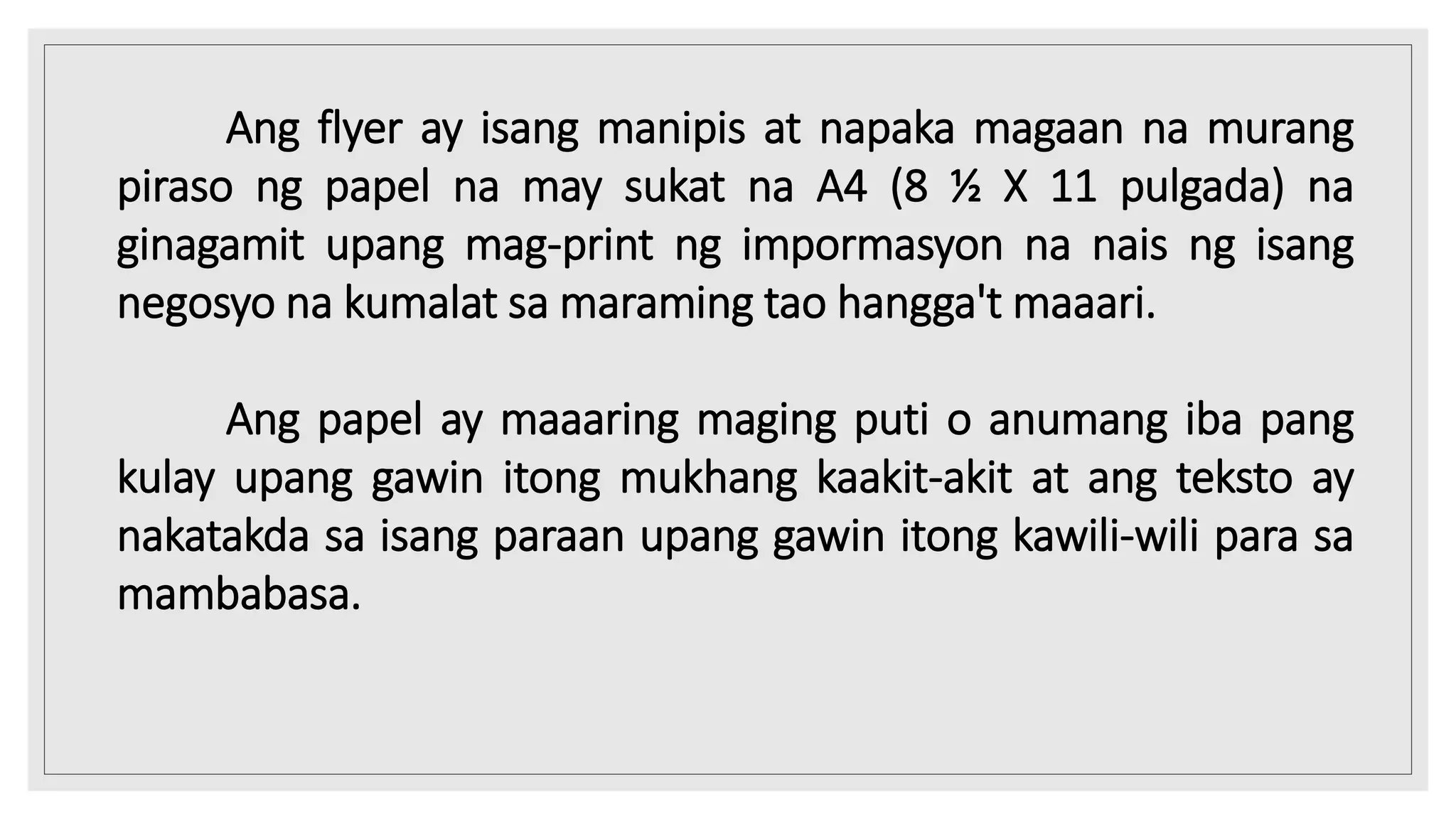 Module 6 (Ang Flyer at Leaflet).pptx