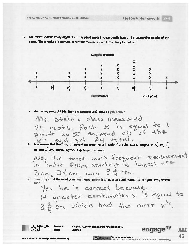 Math homework for teaching measurement