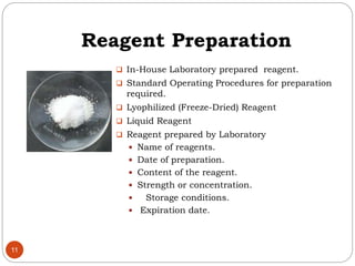 Reagent Prep Lab Module_6_GCLP__LABORATORY_REAGENTS_KITS_MATERIALS.ppt