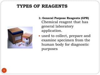 Pt Module Reagents Module_6_GCLP__LABORATORY_REAGENTS_KITS_MATERIALS.ppt