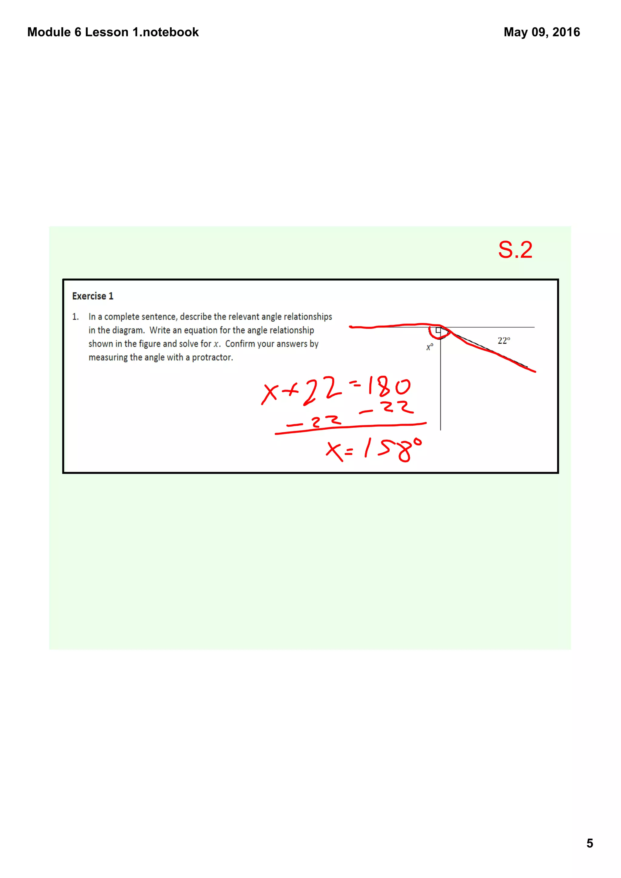 Module 6 Lesson 1.notebook
5
May 09, 2016
S.2
 