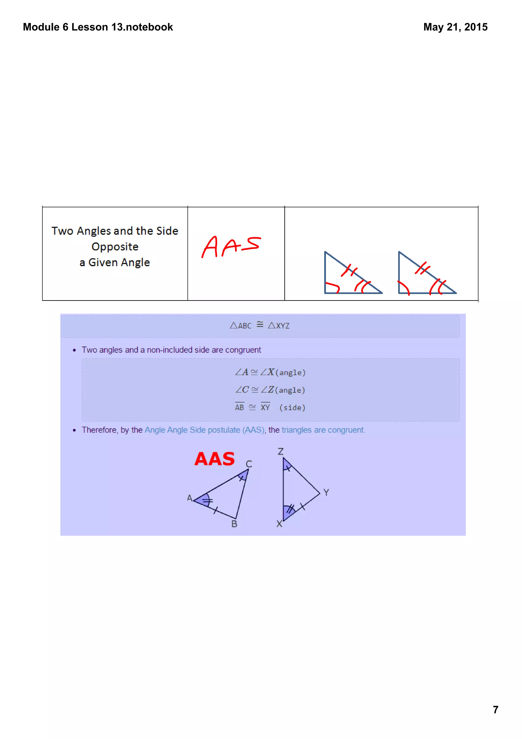 Module 6 Lesson 13.notebook
7
May 21, 2015
 