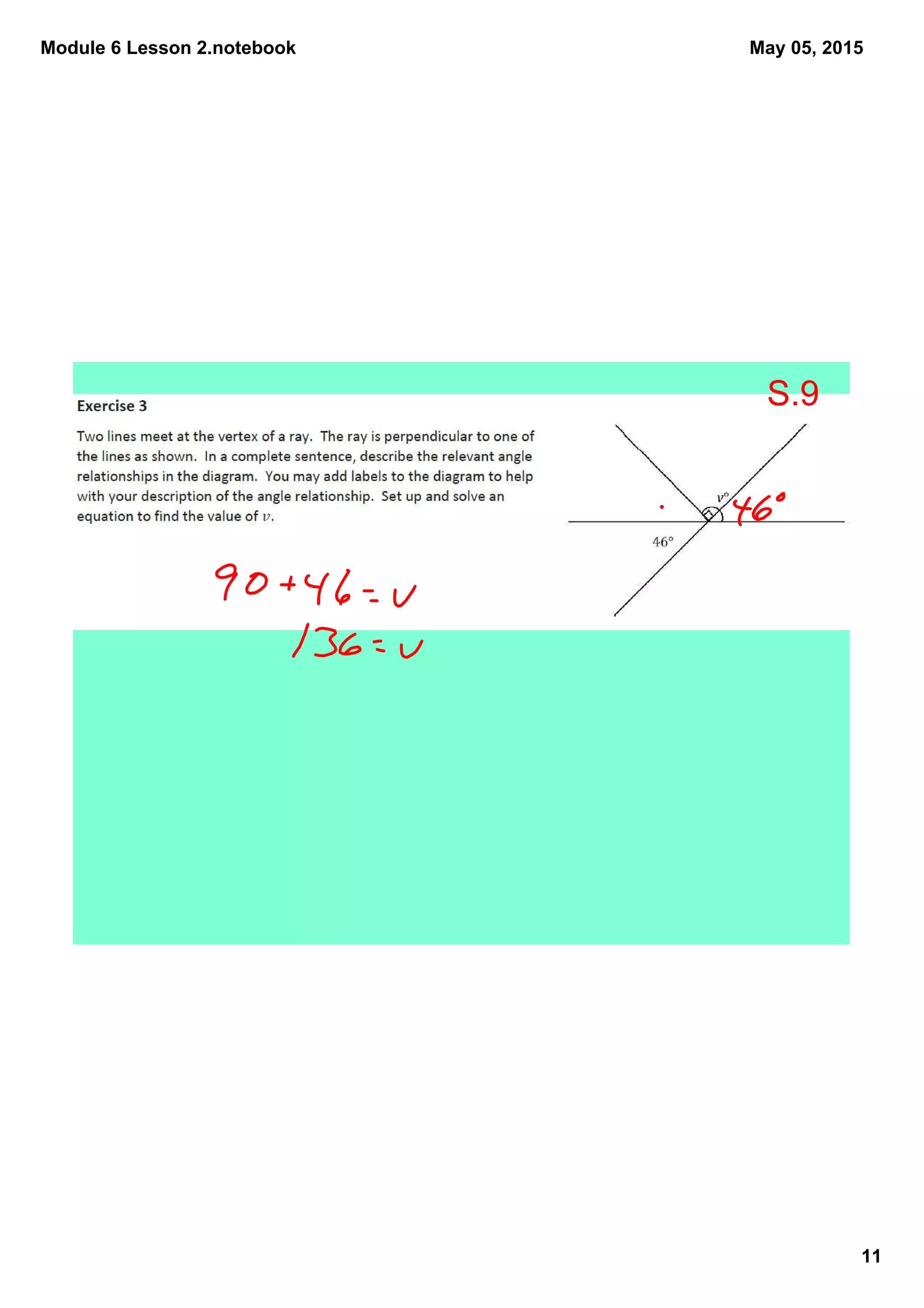 Module 6 Lesson 2.notebook
11
May 05, 2015
S.9
 