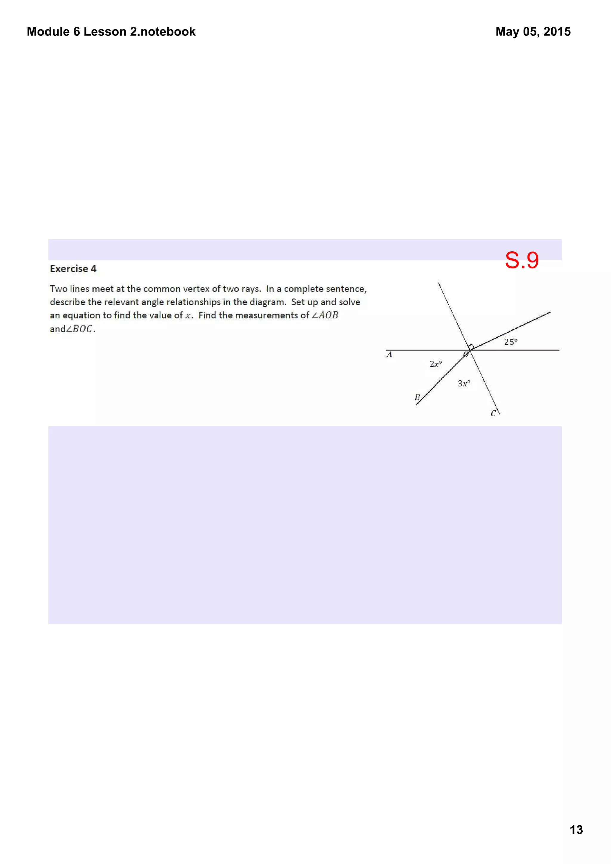 Module 6 Lesson 2.notebook
13
May 05, 2015
S.9
 