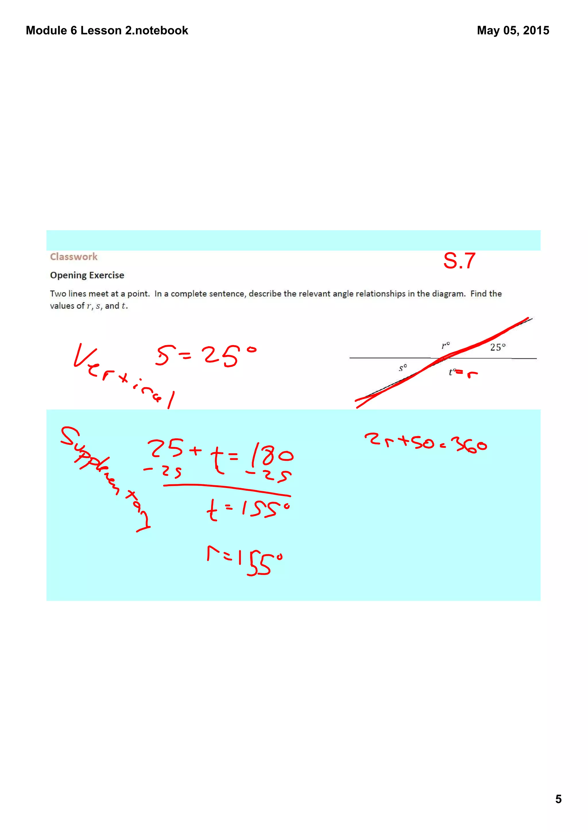 Module 6 Lesson 2.notebook
5
May 05, 2015
S.7
 