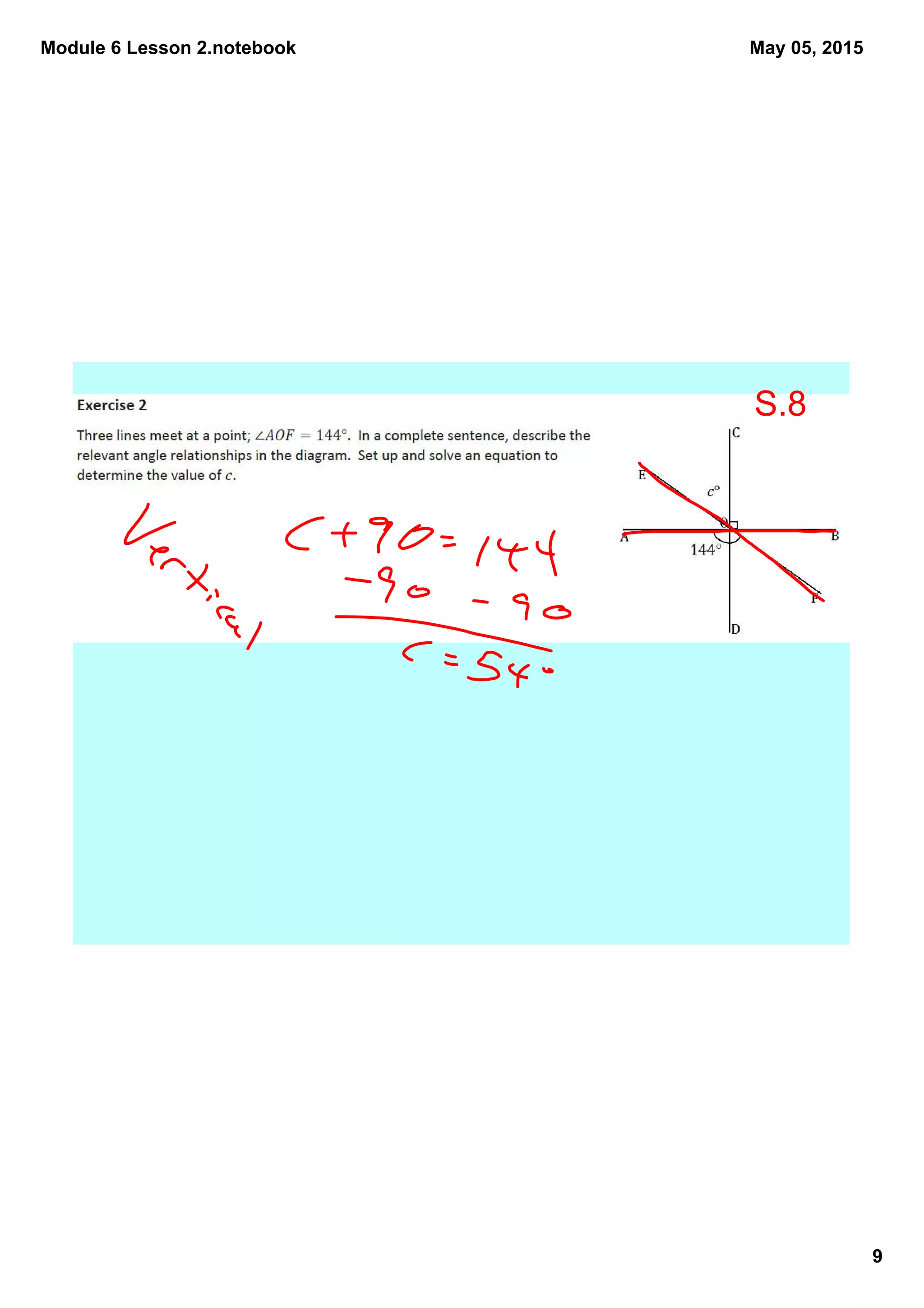 Module 6 Lesson 2.notebook
9
May 05, 2015
S.8
 