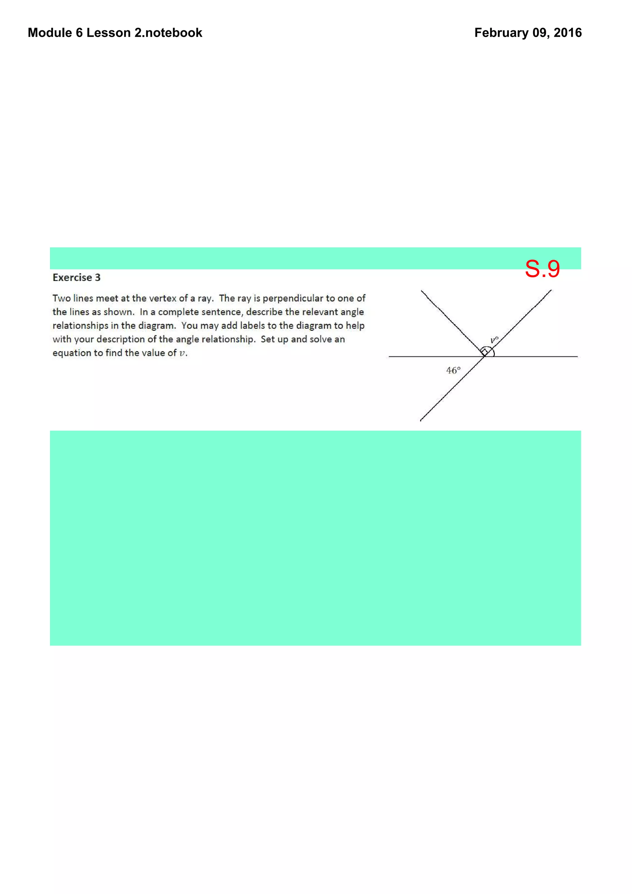 Module 6 Lesson 2.notebook February 09, 2016
S.9
 