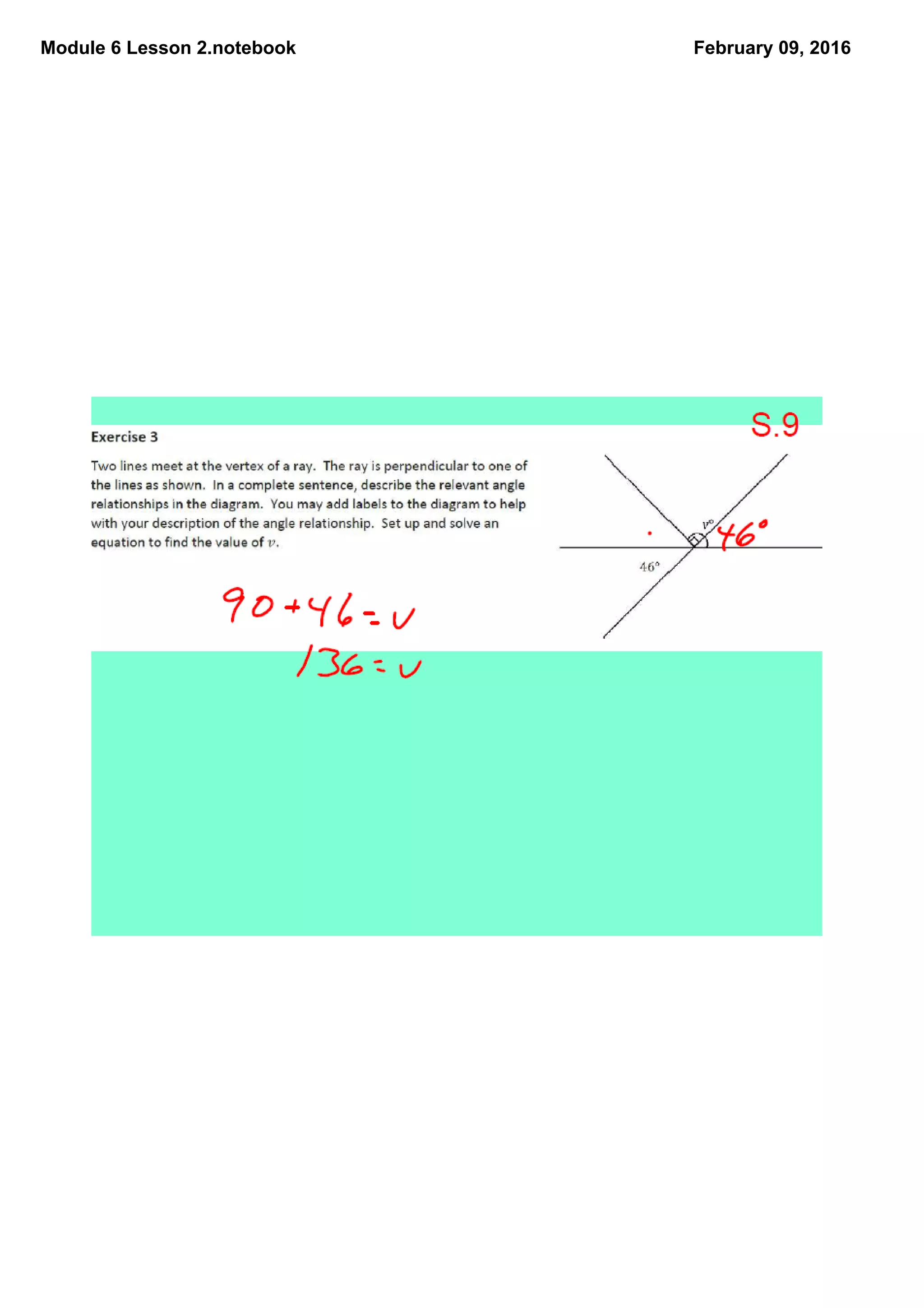 Module 6 Lesson 2.notebook February 09, 2016
 