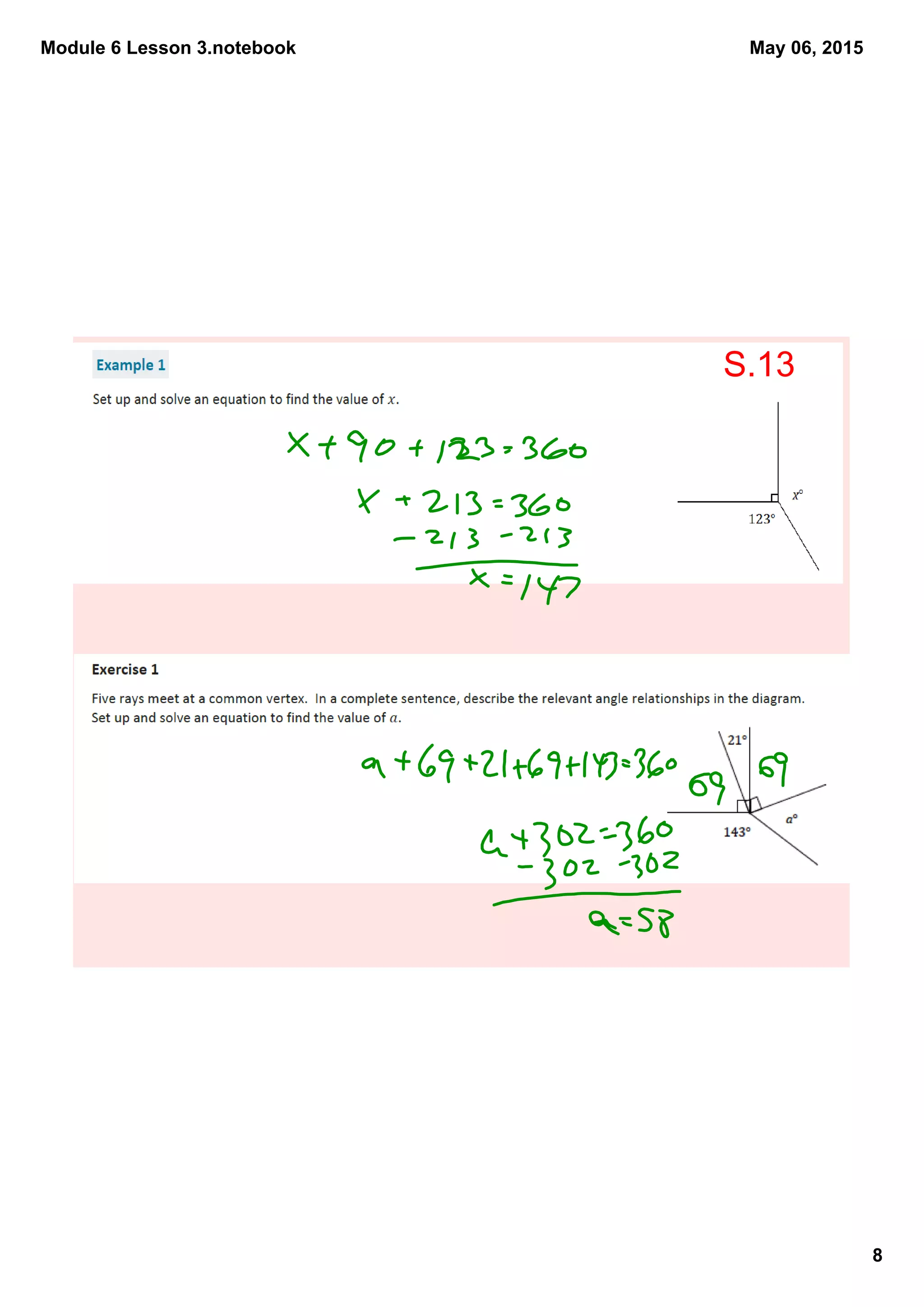 Module 6 Lesson 3.notebook
8
May 06, 2015
S.13
 