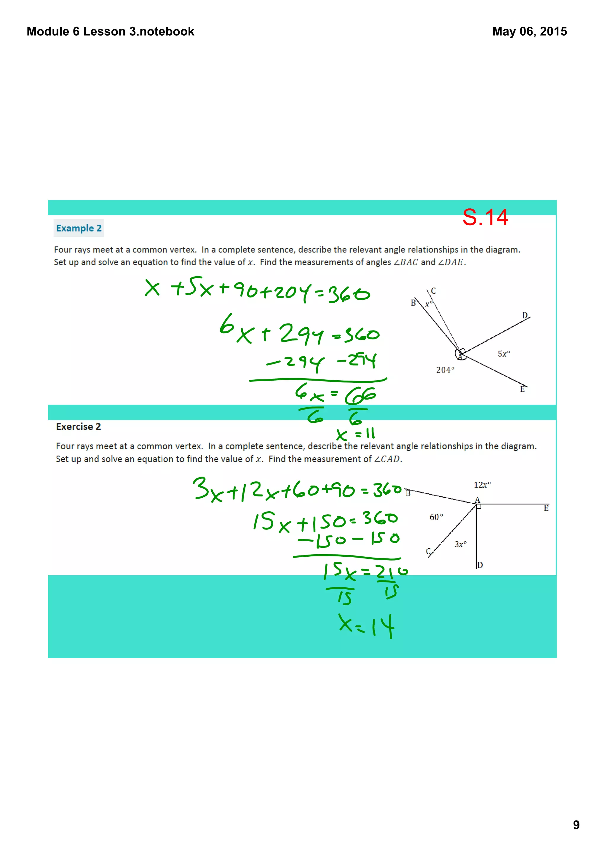 Module 6 Lesson 3.notebook
9
May 06, 2015
S.14
 