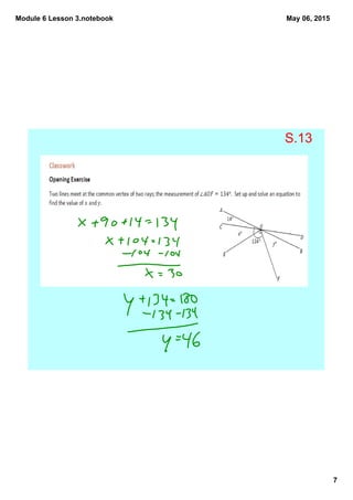 Module 6 Lesson 3.notebook
7
May 06, 2015
S.13
