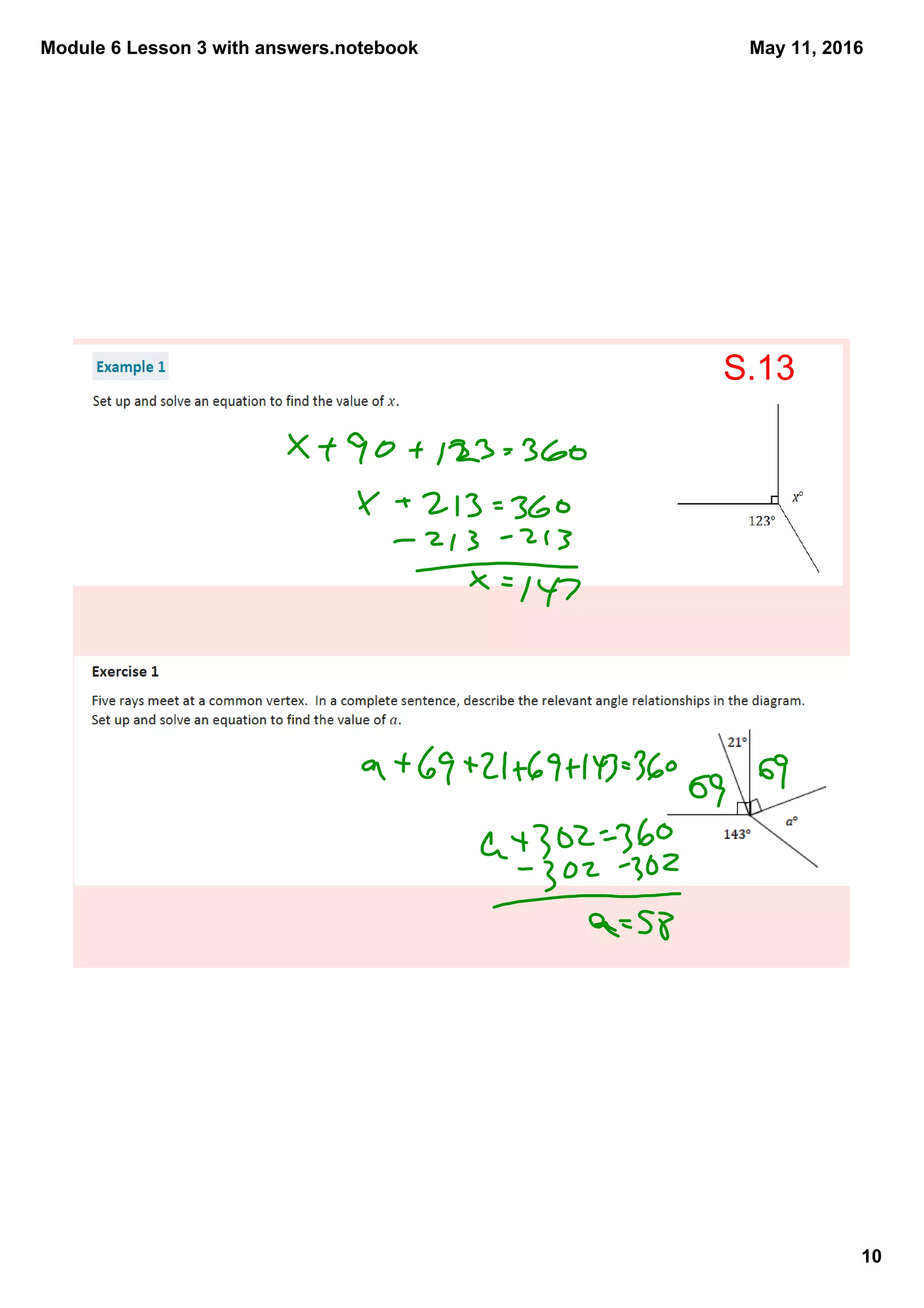 Module 6 Lesson 3 with answers.notebook
10
May 11, 2016
S.13
 
