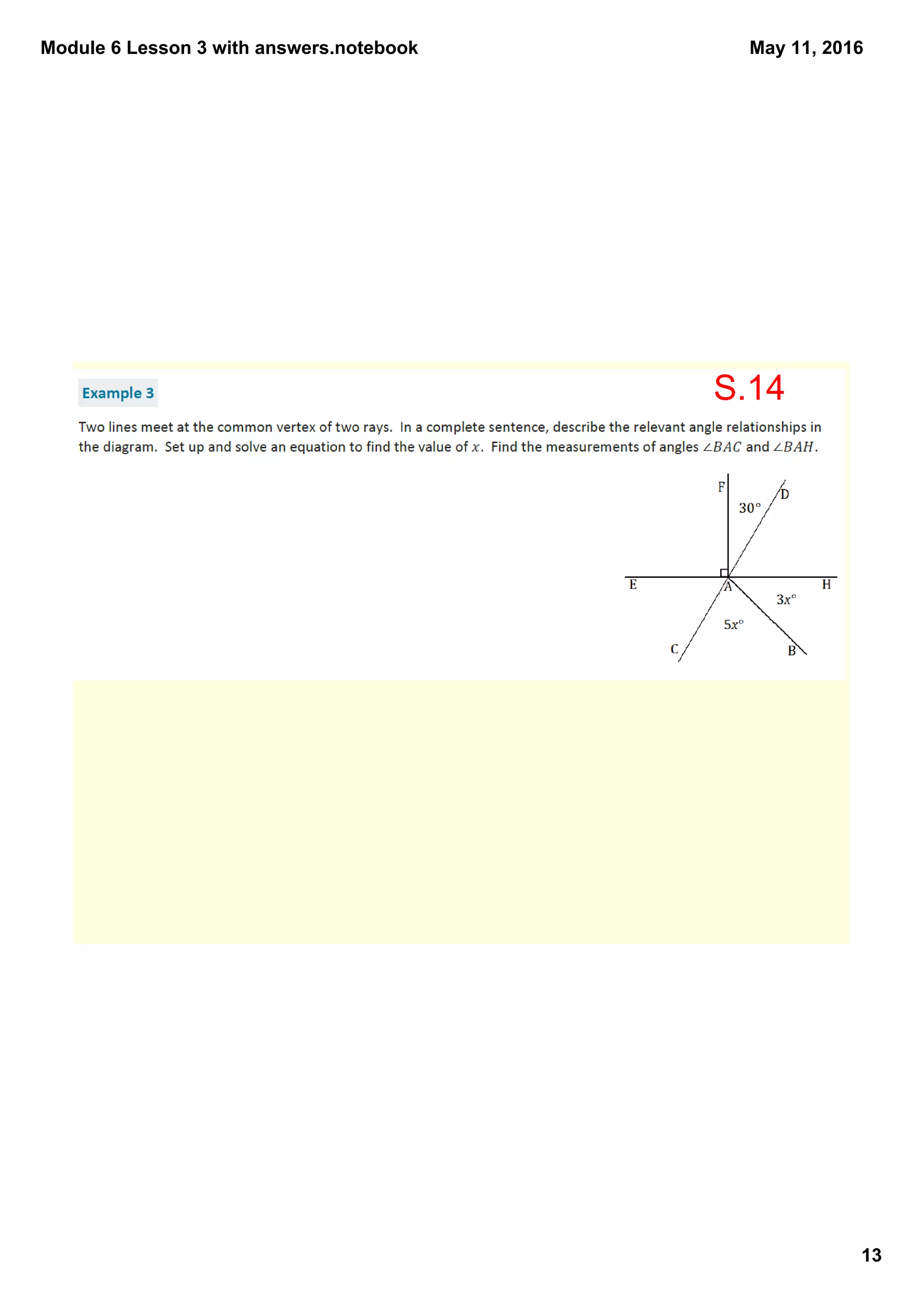 Module 6 Lesson 3 with answers.notebook
13
May 11, 2016
S.14
 