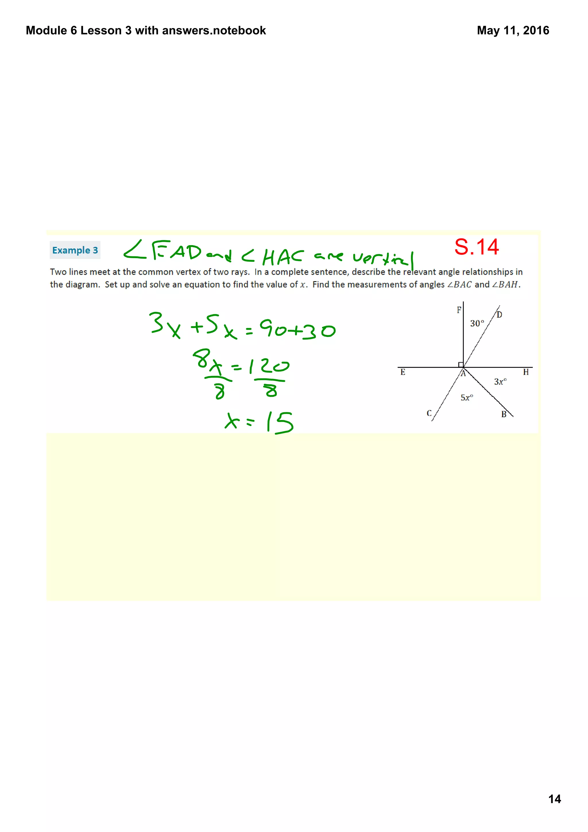 Module 6 Lesson 3 with answers.notebook
14
May 11, 2016
S.14
 