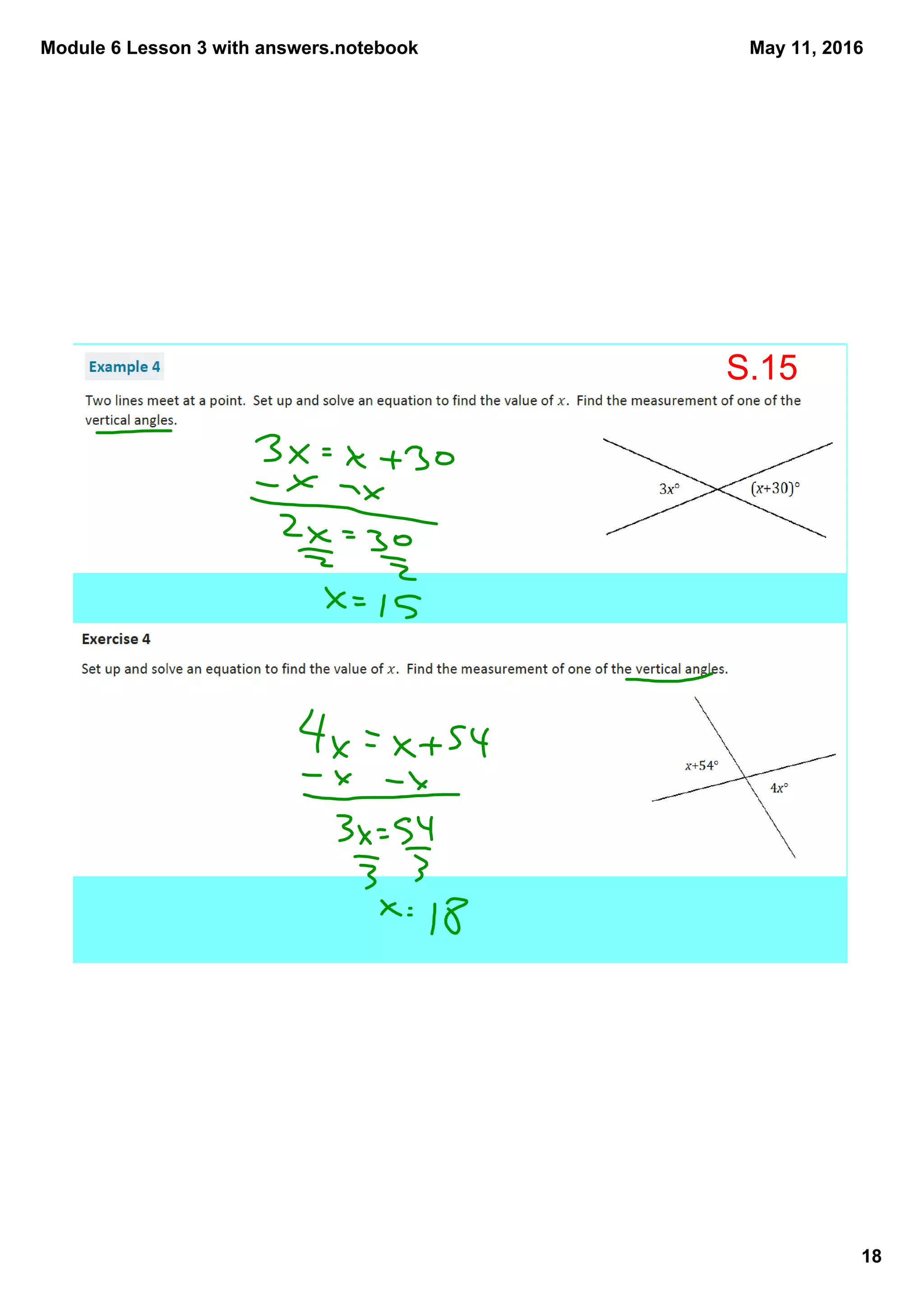 Module 6 Lesson 3 with answers.notebook
18
May 11, 2016
S.15
 