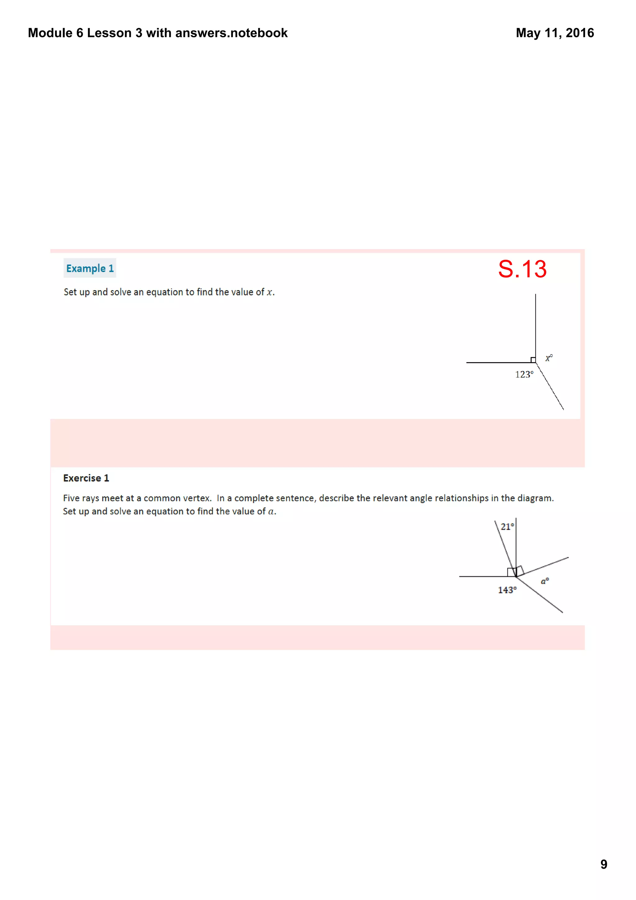 Module 6 Lesson 3 with answers.notebook
9
May 11, 2016
S.13
 