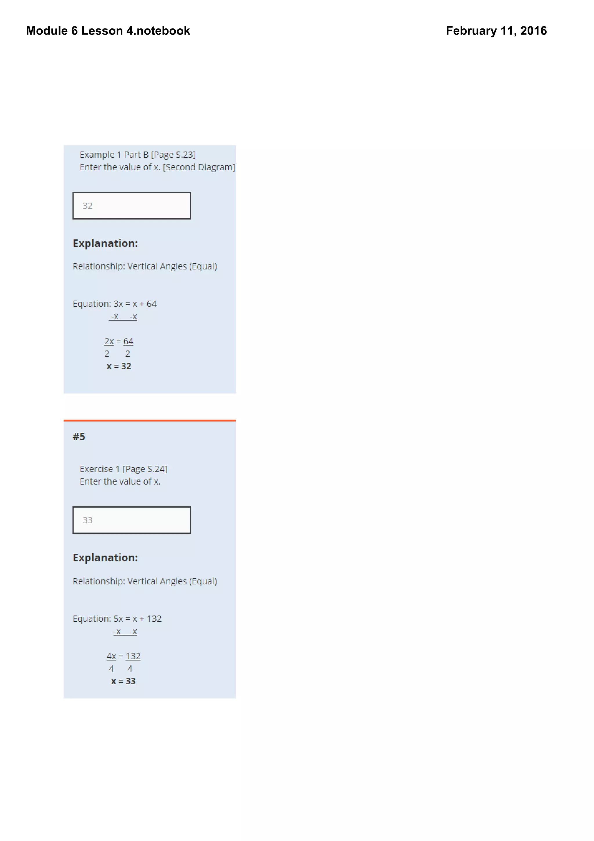 Module 6 Lesson 4.notebook February 11, 2016
 