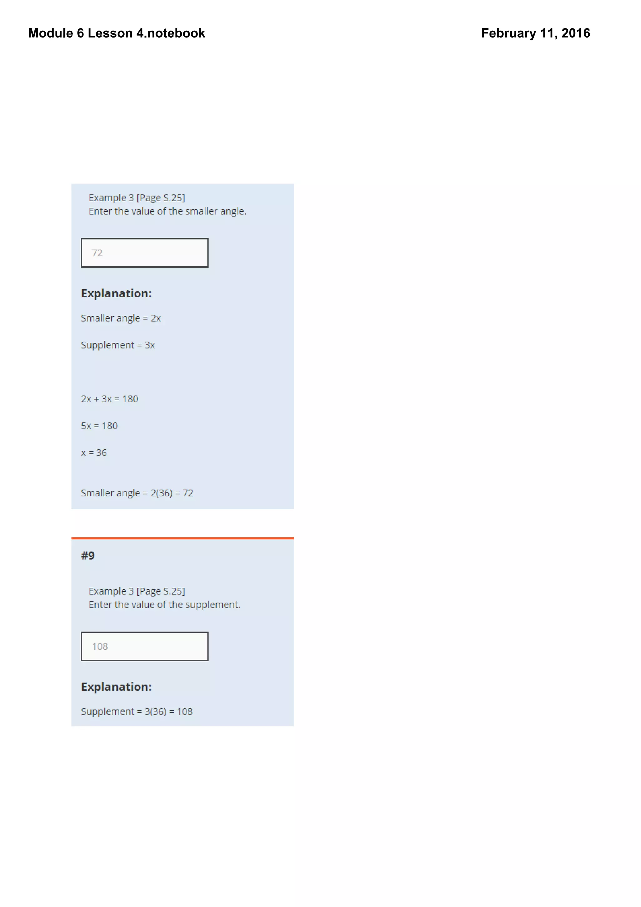 Module 6 Lesson 4.notebook February 11, 2016
 