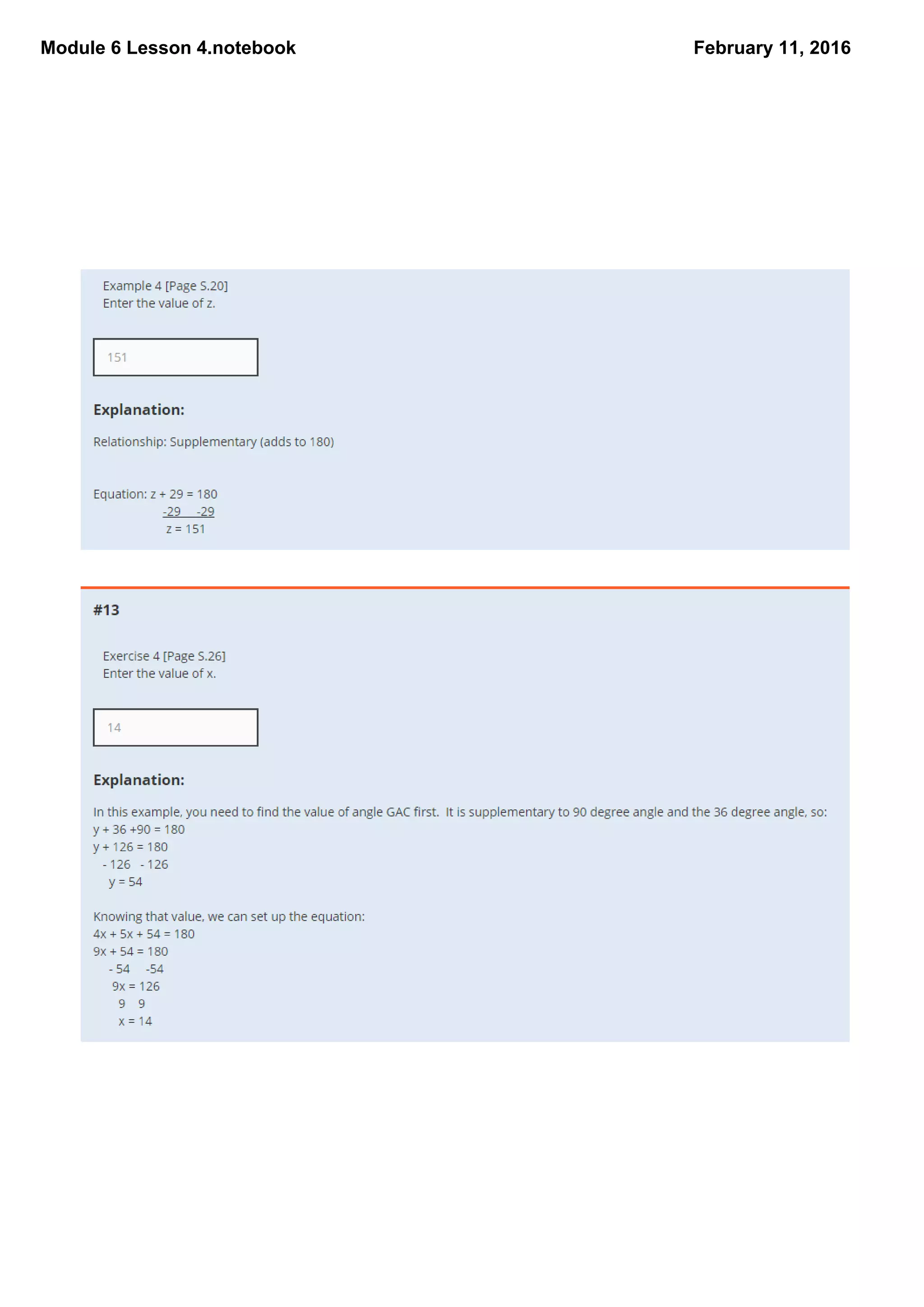 Module 6 Lesson 4.notebook February 11, 2016
 