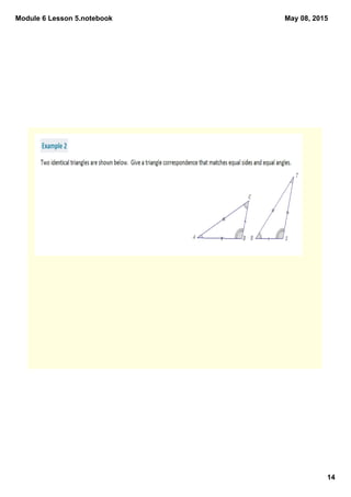 Module 6 Lesson 5.notebook
14
May 08, 2015
 