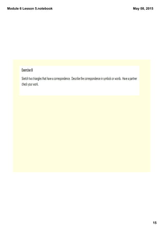 Module 6 Lesson 5.notebook
15
May 08, 2015
 