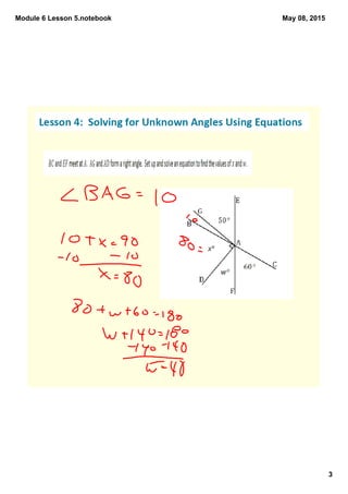 Module 6 Lesson 5.notebook
3
May 08, 2015
 