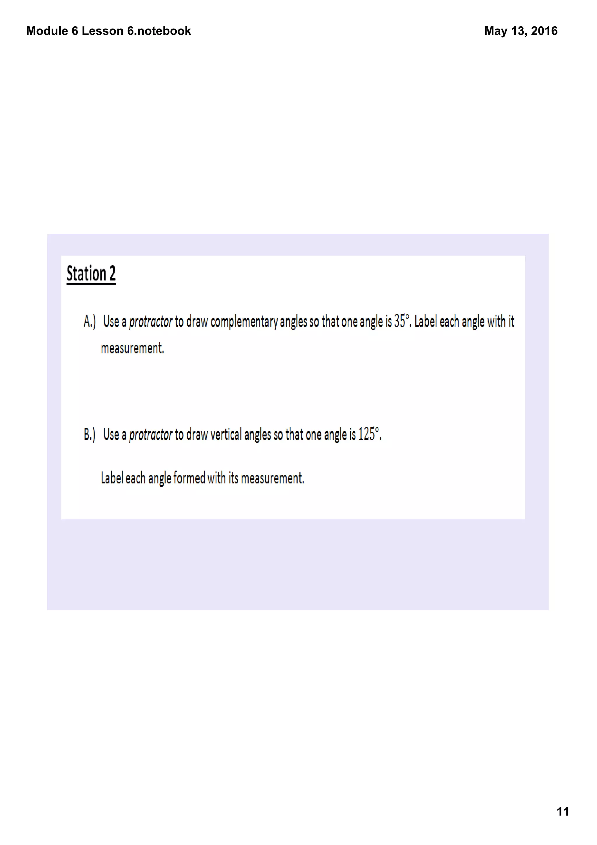 Module 6 Lesson 6.notebook
11
May 13, 2016
 