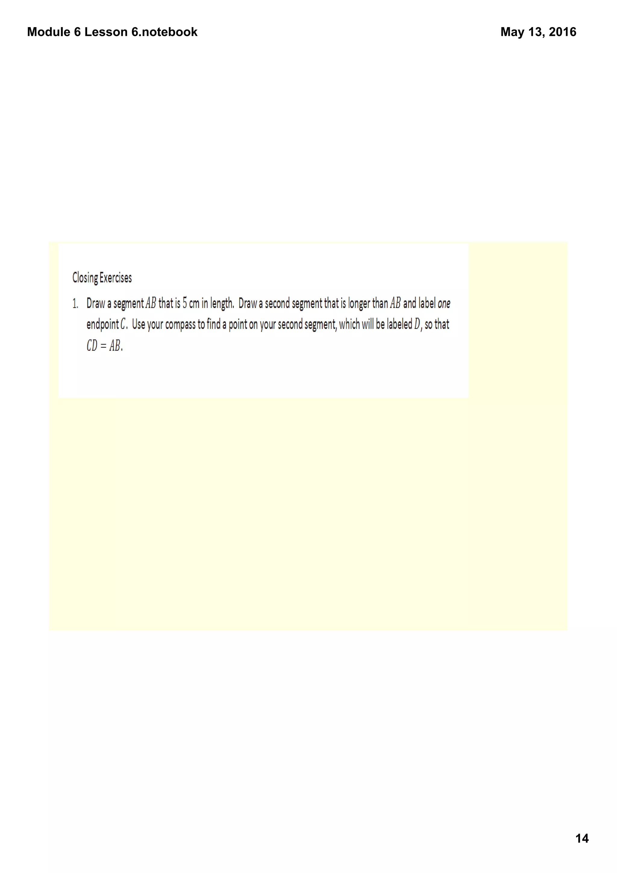 Module 6 Lesson 6.notebook
14
May 13, 2016
 