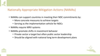 Module 6: Measurement, Reporting and Verification (MRV) and adaptation M&E