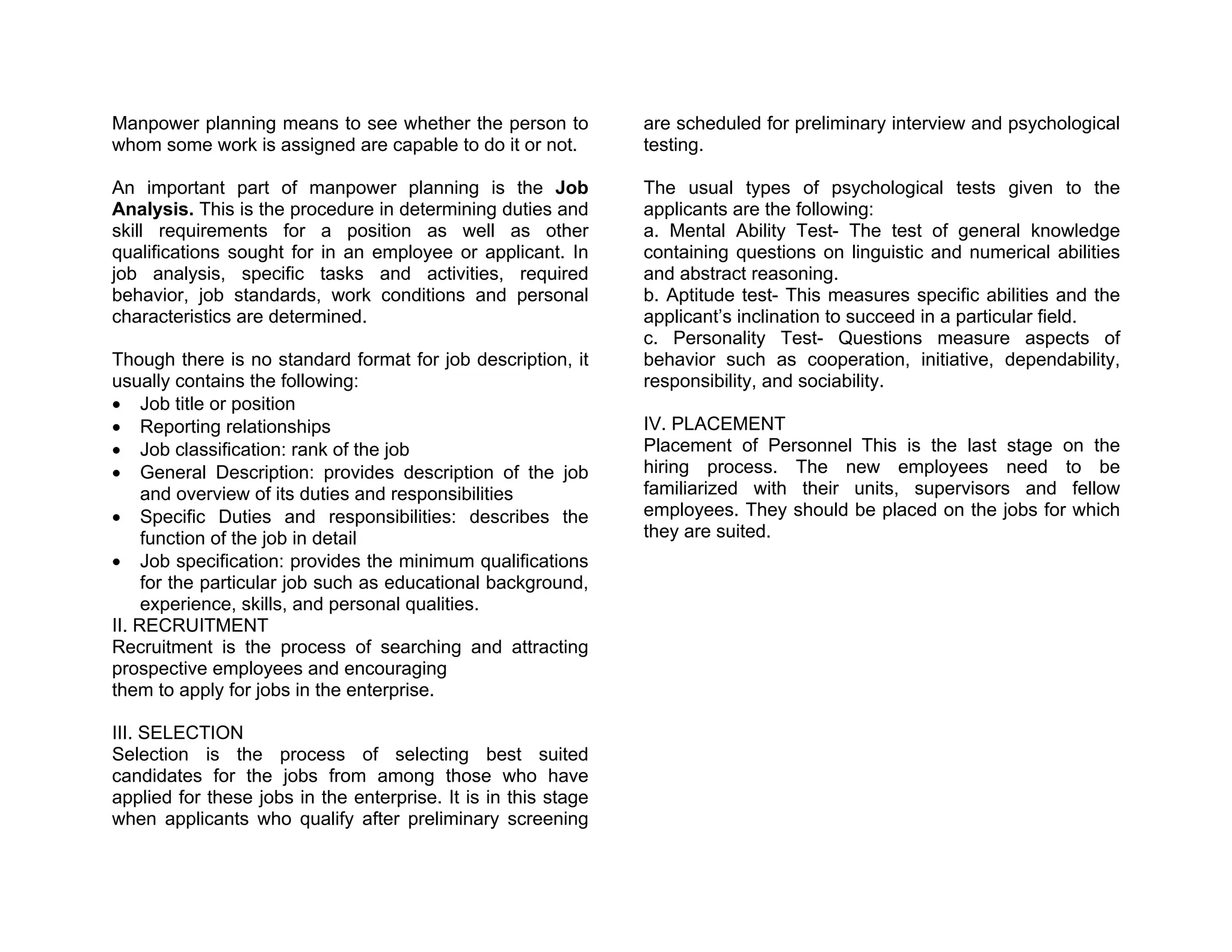 MODULE 6 MANAGEMENT FUNCTION: STAFFING.. | PDF