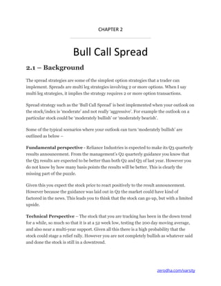 Option Spread Strategies.pdf Module 6 option strategies | PDF