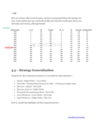 Module 6 option strategies