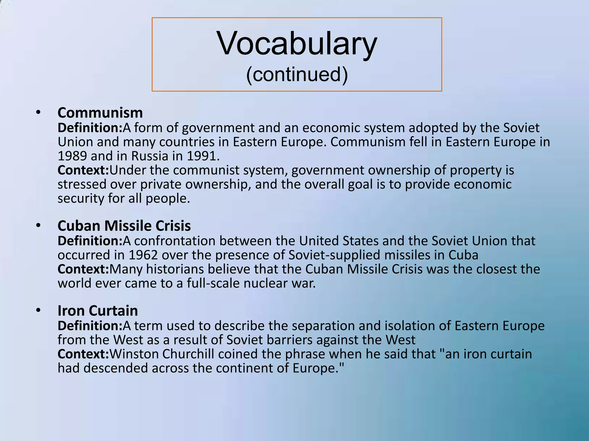 Module 6 Power Point Assignment