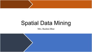 Spatial Data Mining | PPT