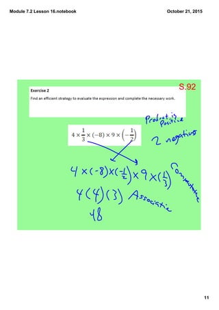 Module 7.2 lesson 16 | PDF