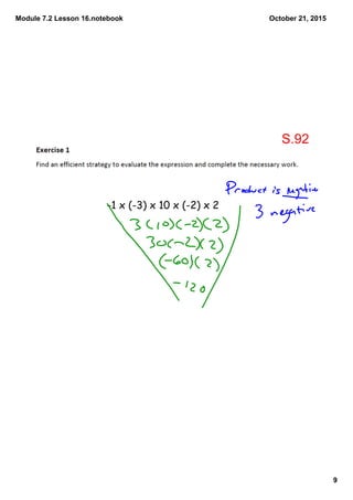 Module 7.2 lesson 16 | PDF