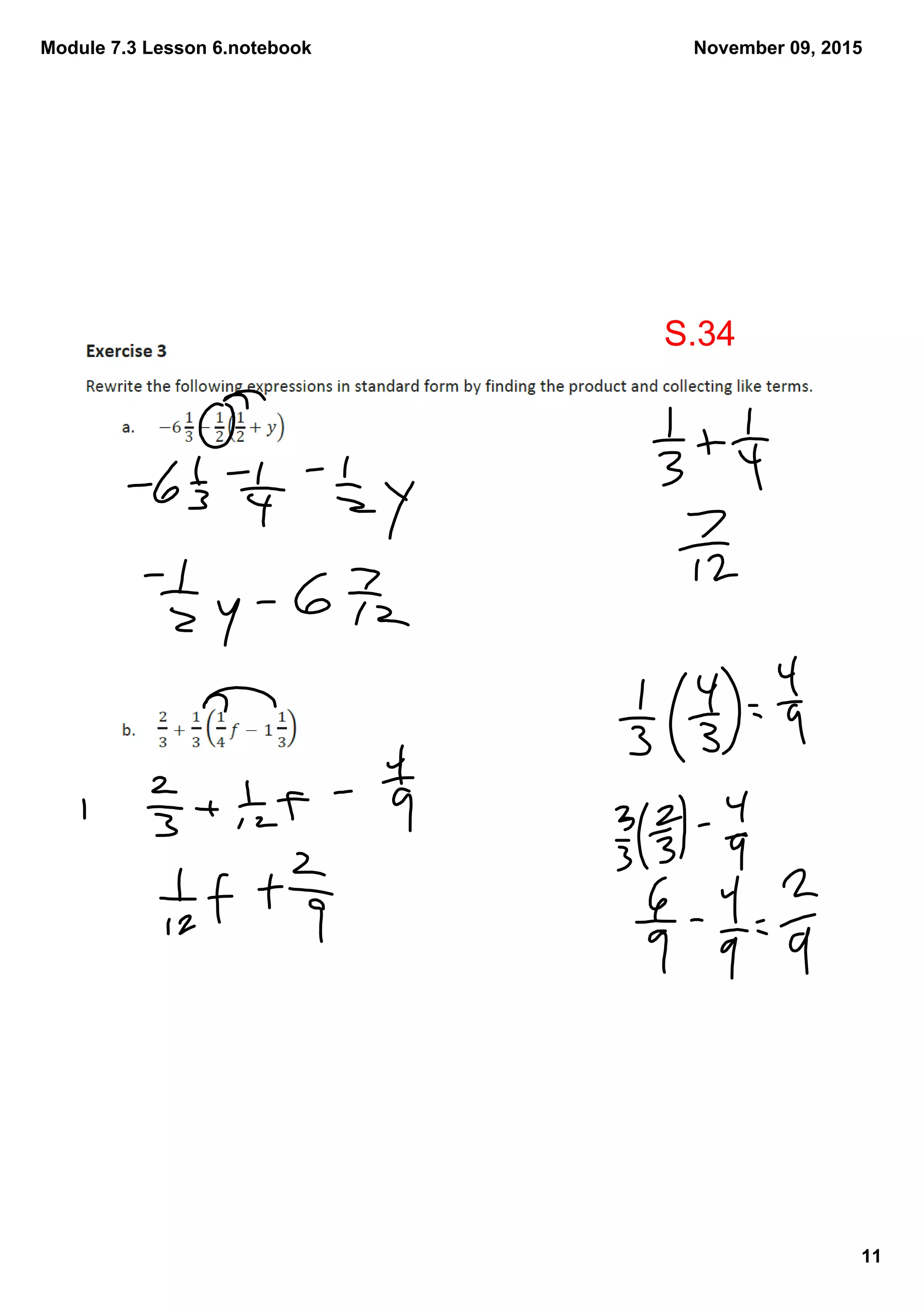 Module 7.3 lesson 6 | PDF